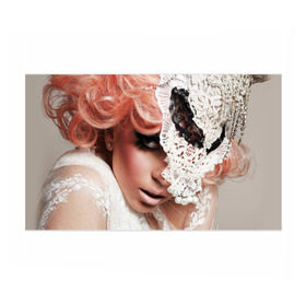Бумага для упаковки 3D с принтом Lady Gaga в Курске, пластик и полированная сталь | круглая форма, металлическое крепление в виде кольца | lady gaga | звезда | знаменитость | леди гага | музыка | певица