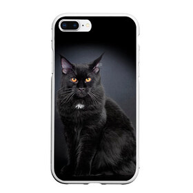 Чехол для iPhone 7Plus/8 Plus матовый с принтом Мейн-кун 3 в Курске, Силикон | Область печати: задняя сторона чехла, без боковых панелей | кот | котенок | котик | котэ | кошка | мейн кун | мейнкун | мэйн кун | мэйнкун
