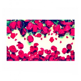 Бумага для упаковки 3D с принтом Розовые розы в Курске, пластик и полированная сталь | круглая форма, металлическое крепление в виде кольца | Тематика изображения на принте: лепестки | цветы