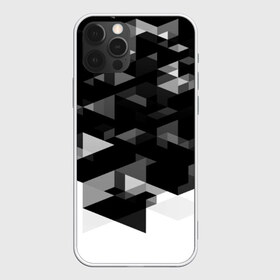 Чехол для iPhone 12 Pro Max с принтом Trianse в Курске, Силикон |  | Тематика изображения на принте: полигоны | текстура | треугольники