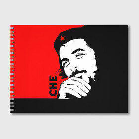 Альбом для рисования с принтом Че Гевара в Курске, 100% бумага
 | матовая бумага, плотность 200 мг. | che | che guevara | comandante | revolution | viva | революция | че | чегевара