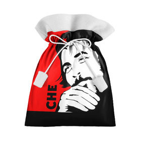 Подарочный 3D мешок с принтом Че Гевара в Курске, 100% полиэстер | Размер: 29*39 см | che | che guevara | comandante | revolution | viva | революция | че | чегевара