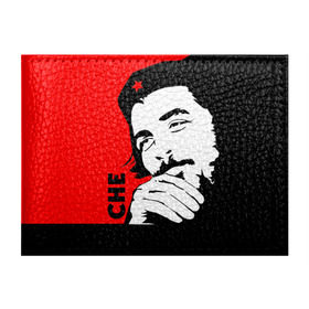 Обложка для студенческого билета с принтом Че Гевара в Курске, натуральная кожа | Размер: 11*8 см; Печать на всей внешней стороне | che | che guevara | comandante | revolution | viva | революция | че | чегевара