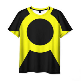 Мужская футболка 3D с принтом Radiation в Курске, 100% полиэфир | прямой крой, круглый вырез горловины, длина до линии бедер | radiation | s.t.a.l.k.e.r. | warning. | аномалия | радиация
