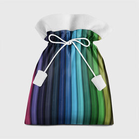 Подарочный 3D мешок с принтом Цветные карандаши в Курске, 100% полиэстер | Размер: 29*39 см | Тематика изображения на принте: карандаши | краски | полоски | рисование | узоры | цветные