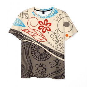 Мужская футболка 3D с принтом Прованс в Курске, 100% полиэфир | прямой крой, круглый вырез горловины, длина до линии бедер | арт | красота | лето | любовь | новинки | подарок | популярное | природа | радуга | цветы