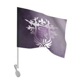 Флаг для автомобиля с принтом Saints Row в Курске, 100% полиэстер | Размер: 30*21 см | gta | saints row | святые