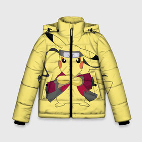 Зимняя куртка для мальчиков 3D с принтом Pikachu в Курске, ткань верха — 100% полиэстер; подклад — 100% полиэстер, утеплитель — 100% полиэстер | длина ниже бедра, удлиненная спинка, воротник стойка и отстегивающийся капюшон. Есть боковые карманы с листочкой на кнопках, утяжки по низу изделия и внутренний карман на молнии. 

Предусмотрены светоотражающий принт на спинке, радужный светоотражающий элемент на пуллере молнии и на резинке для утяжки | pikachu | pokeboll | pokemon | пикачу | покеболл | покемон