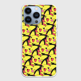 Чехол для iPhone 13 Pro с принтом Pikachu в Курске,  |  | pikachu | pokeboll | pokemon | пикачу | покеболл | покемон