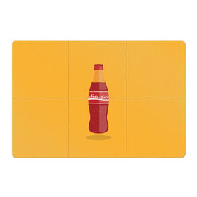 Магнитный плакат 3Х2 с принтом Нюка-Кола в Курске, Полимерный материал с магнитным слоем | 6 деталей размером 9*9 см | fallout | nuke cola | нюка кола