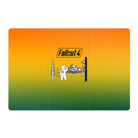 Магнитный плакат 3Х2 с принтом Волт-бой 111 Fallout 4 в Курске, Полимерный материал с магнитным слоем | 6 деталей размером 9*9 см | fallout 4 | vault boy | волт бой | фаллаут