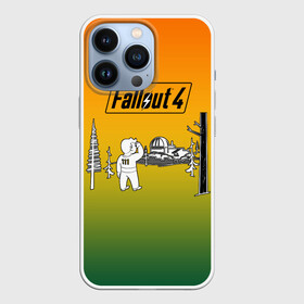 Чехол для iPhone 13 Pro с принтом Волт бой 111 Fallout 4 в Курске,  |  | fallout 4 | vault boy | волт бой | фаллаут