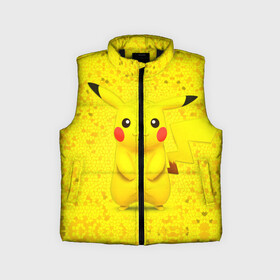 Детский жилет утепленный 3D с принтом Pikachu в Курске,  |  | pikachu | pokeboll | pokemon | пикачу | покеболл | покемон