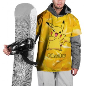 Накидка на куртку 3D с принтом Pikachu в Курске, 100% полиэстер |  | Тематика изображения на принте: pikachu | pokeboll | pokemon | пикачу | покеболл | покемон