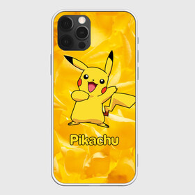 Чехол для iPhone 12 Pro Max с принтом Pikachu в Курске, Силикон |  | Тематика изображения на принте: pikachu | pokeboll | pokemon | пикачу | покеболл | покемон