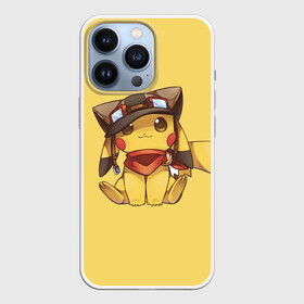 Чехол для iPhone 13 Pro с принтом Пикачу в шапочке в Курске,  |  | pikachu | pokeball | pokemon | пикачу | покеболл | покемон
