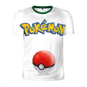 Мужская футболка 3D спортивная с принтом Pokemon Go в Курске, 100% полиэстер с улучшенными характеристиками | приталенный силуэт, круглая горловина, широкие плечи, сужается к линии бедра | pokemon go | пикачу | покебол. | покемоны