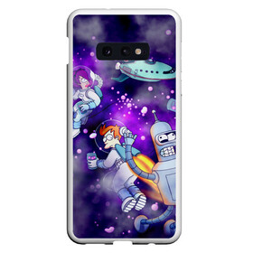 Чехол для Samsung S10E с принтом Futurama в Курске, Силикон | Область печати: задняя сторона чехла, без боковых панелей | bender | fry | futurama | matt groening | simpsons | zoidberg | симпсоны | футурама