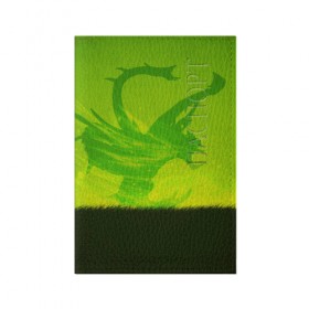 Обложка для паспорта матовая кожа с принтом Веномансер в Курске, натуральная матовая кожа | размер 19,3 х 13,7 см; прозрачные пластиковые крепления | dota | dota 2 | venomancer | веномансер | дота | дотан | раки