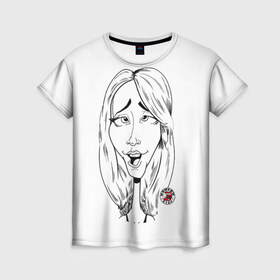 Женская футболка 3D с принтом Камеди стор 7 в Курске, 100% полиэфир ( синтетическое хлопкоподобное полотно) | прямой крой, круглый вырез горловины, длина до линии бедер | youtube | дженна | дженна марблс | евстиф | камеди | камедистор | ютуб | ютьюб