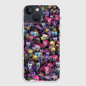 Чехол для iPhone 13 mini с принтом My Little Pony. Персонажи в Курске,  |  | stickerbombing