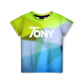 Детская футболка 3D с принтом TonyCreative 9 в Курске, 100% гипоаллергенный полиэфир | прямой крой, круглый вырез горловины, длина до линии бедер, чуть спущенное плечо, ткань немного тянется | Тематика изображения на принте: minecraft | teamcrtv | tony | tony creative | tonycreative | yotube | блоггер | блогер | майнкрафт | тони | тони креатив | ютуб | ютьюб