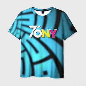 Мужская футболка 3D с принтом TonyCreative 5 в Курске, 100% полиэфир | прямой крой, круглый вырез горловины, длина до линии бедер | minecraft | teamcrtv | tony | tony creative | tonycreative | yotube | блоггер | блогер | майнкрафт | тони | тони креатив | ютуб | ютьюб