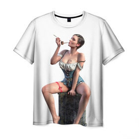 Мужская футболка 3D с принтом Novigrad Hooker в Курске, 100% полиэфир | прямой крой, круглый вырез горловины, длина до линии бедер | gaming | the witcher | witcher | yennefer | ведьмак | геральт | йеннифер | йеннифэр