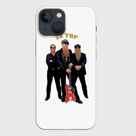 Чехол для iPhone 13 mini с принтом ZZ TOP в Курске,  |  | blues | rock | zz top | блюз | зизи топ | музыка | рок