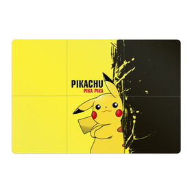 Магнитный плакат 3Х2 с принтом Pikachu Pika Pika в Курске, Полимерный материал с магнитным слоем | 6 деталей размером 9*9 см | go | pikachu | pokemon | го | пика | пикачу | покемон