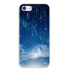 Чехол для iPhone 5/5S матовый с принтом Звездное небо в Курске, Силикон | Область печати: задняя сторона чехла, без боковых панелей | вселенная | галактика | звезды | небо | ночь
