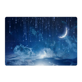 Магнитный плакат 3Х2 с принтом Звездное небо в Курске, Полимерный материал с магнитным слоем | 6 деталей размером 9*9 см | вселенная | галактика | звезды | небо | ночь