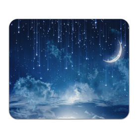 Коврик для мышки прямоугольный с принтом Звездное небо в Курске, натуральный каучук | размер 230 х 185 мм; запечатка лицевой стороны | вселенная | галактика | звезды | небо | ночь