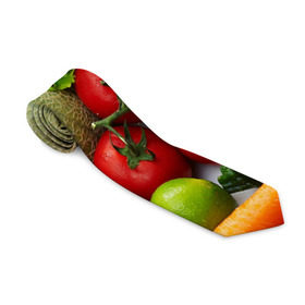 Галстук 3D с принтом Богатый урожай в Курске, 100% полиэстер | Длина 148 см; Плотность 150-180 г/м2 | апельсин | баклажан | банан | богатый урожай | виноград | горох | еда | кабачок | капуста | картофель | лимон | морковь | овощи | огурец | перец | персик | помидор | слива | сочные плоды | томат | тыква