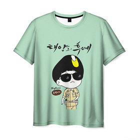 Мужская футболка 3D с принтом SONG JOONG KI в Курске, 100% полиэфир | прямой крой, круглый вырез горловины, длина до линии бедер | korea | song joong ki | дорамы. дорама | корейская дорама | корейские дорамы | корея | потомки солнца | сон чжун ки | сон чжунки | чжун ки