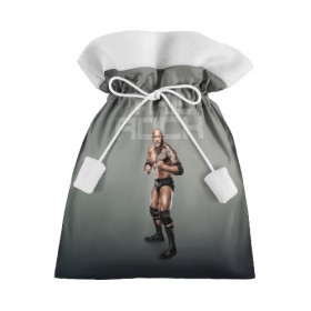 Подарочный 3D мешок с принтом The Rock WWE в Курске, 100% полиэстер | Размер: 29*39 см | dwayne johnson | the rock | wwe | рестлинг | спорт