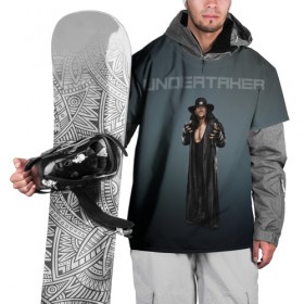 Накидка на куртку 3D с принтом Undertaker WWE в Курске, 100% полиэстер |  | undertaker | wwe | рестлинг | спорт