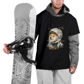 Накидка на куртку 3D с принтом Doge в Курске, 100% полиэстер |  | dog | doge | mem | memes | space | wow | доге | космос | мемы | собака