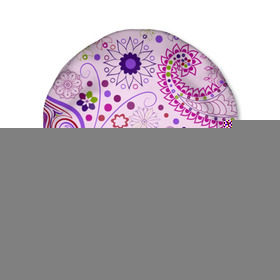 Шапка 3D с принтом Lady Butterfly в Курске, 100% полиэстер | универсальный размер, печать по всей поверхности изделия | винтаж | воздушный | индийские | кружева | новинки | узор | цветок | цветочный | этнические