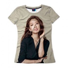 Женская футболка 3D с принтом Song Hye Kyo в Курске, 100% полиэфир ( синтетическое хлопкоподобное полотно) | прямой крой, круглый вырез горловины, длина до линии бедер | дорама