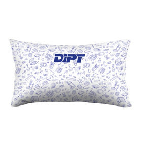 Подушка 3D антистресс с принтом DIPT в Курске, наволочка — 100% полиэстер, наполнитель — вспененный полистирол | состоит из подушки и наволочки на молнии | 