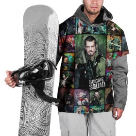 Накидка на куртку 3D с принтом Suicide Squad Rick Flag в Курске, 100% полиэстер |  | Тематика изображения на принте: suicide squad | юэль киннаман rick flag