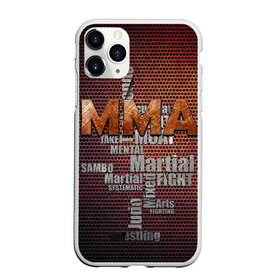 Чехол для iPhone 11 Pro Max матовый с принтом MMA в Курске, Силикон |  | judo | mixed | mma | sambo | wrestling