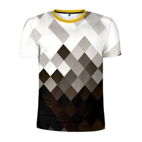 Мужская футболка 3D спортивная с принтом Pattern в Курске, 100% полиэстер с улучшенными характеристиками | приталенный силуэт, круглая горловина, широкие плечи, сужается к линии бедра | 