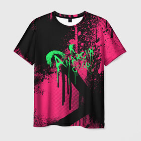 Мужская футболка 3D с принтом cs:go - Neon Revolution в Курске, 100% полиэфир | прямой крой, круглый вырез горловины, длина до линии бедер | cs | csgo | го | кс