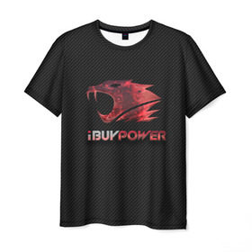 Мужская футболка 3D с принтом cs:go - iBUYPOWER (KATOWICE 2014) в Курске, 100% полиэфир | прямой крой, круглый вырез горловины, длина до линии бедер | cs | csgo | го | кс