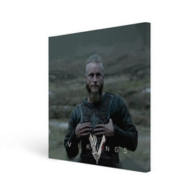 Холст квадратный с принтом Рагнар Лодброк в Курске, 100% ПВХ |  | Тематика изображения на принте: викинги