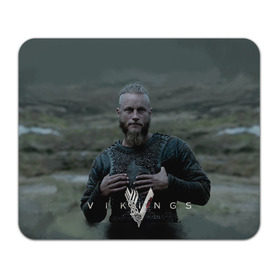 Коврик прямоугольный с принтом Рагнар Лодброк в Курске, натуральный каучук | размер 230 х 185 мм; запечатка лицевой стороны | викинги