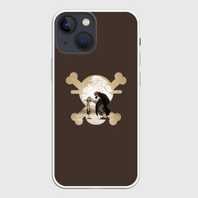 Чехол для iPhone 13 mini с принтом Черепушка One Piece в Курске,  |  | anime | one piece | аниме | большой куш | луффи | соломенная шляпа