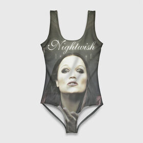 Купальник-боди 3D с принтом Тарья Турунен Nightwish в Курске, 82% полиэстер, 18% эластан | Круглая горловина, круглый вырез на спине | nightwish | металл | музыка | рок | тарья турунен